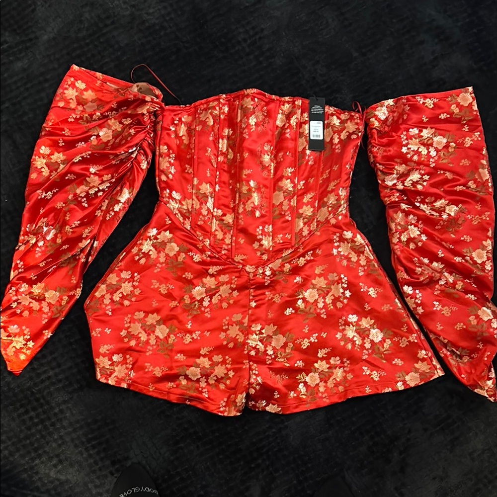 Fashion Nova Fine Arts SatinMini Dress